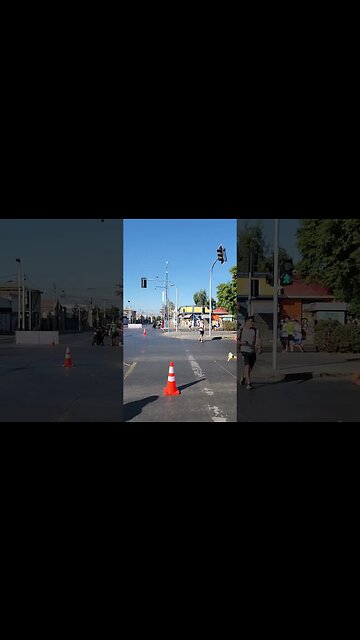 #Paseando ▫️ #maratondesantiago 📌 Av. Matta 🌍 #Santiago #Chile 🚨 #maratón 14.05.2023 #P4