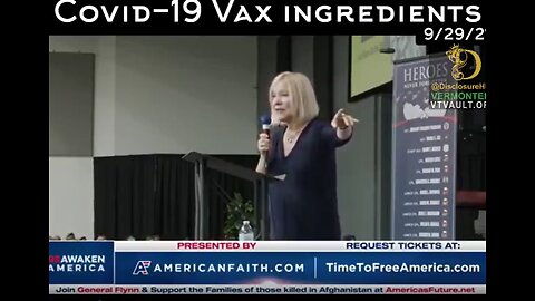 COv Vax ingredients - Dr Christiane Northrup (Complete) - Reawaken America - 9-29-21