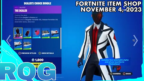 "NEW" DEALER’S CHOICE BUNDLE IS HERE! FORTNITE ITEM SHOP (November 4, 2023)