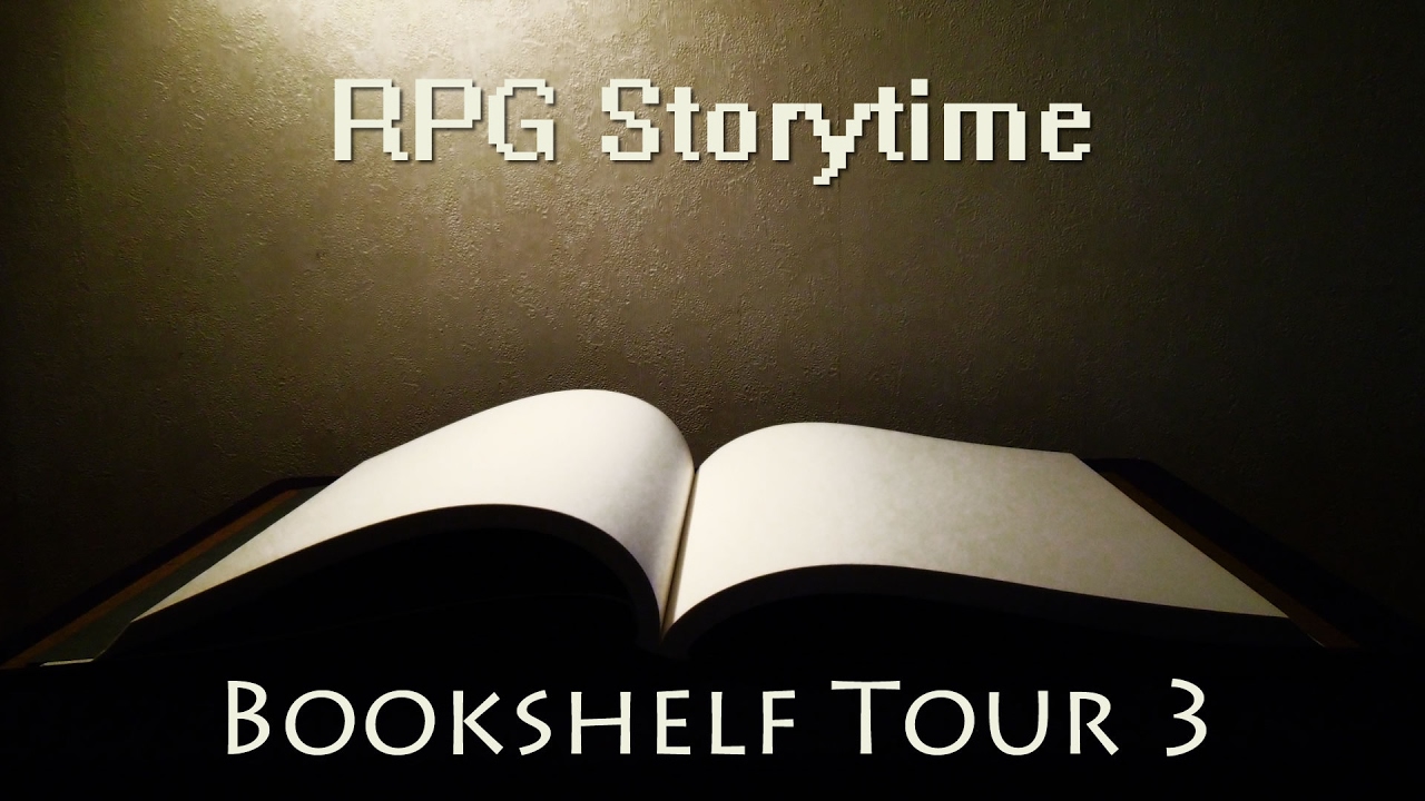 RPG Storytime - Bookshelf Tour (Shadowrun, GURPS, World of Darkness, etc.)