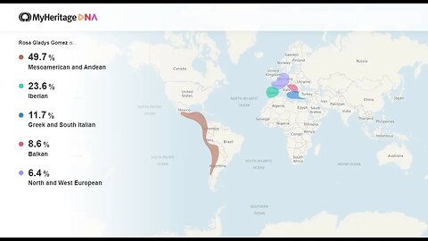 My Mother MyHeritage DNA Results - Argentina 🇦🇷