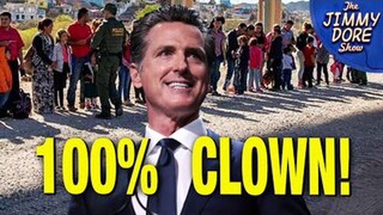 CA Gov Newsom RATIOED For BS Border Photo Op!