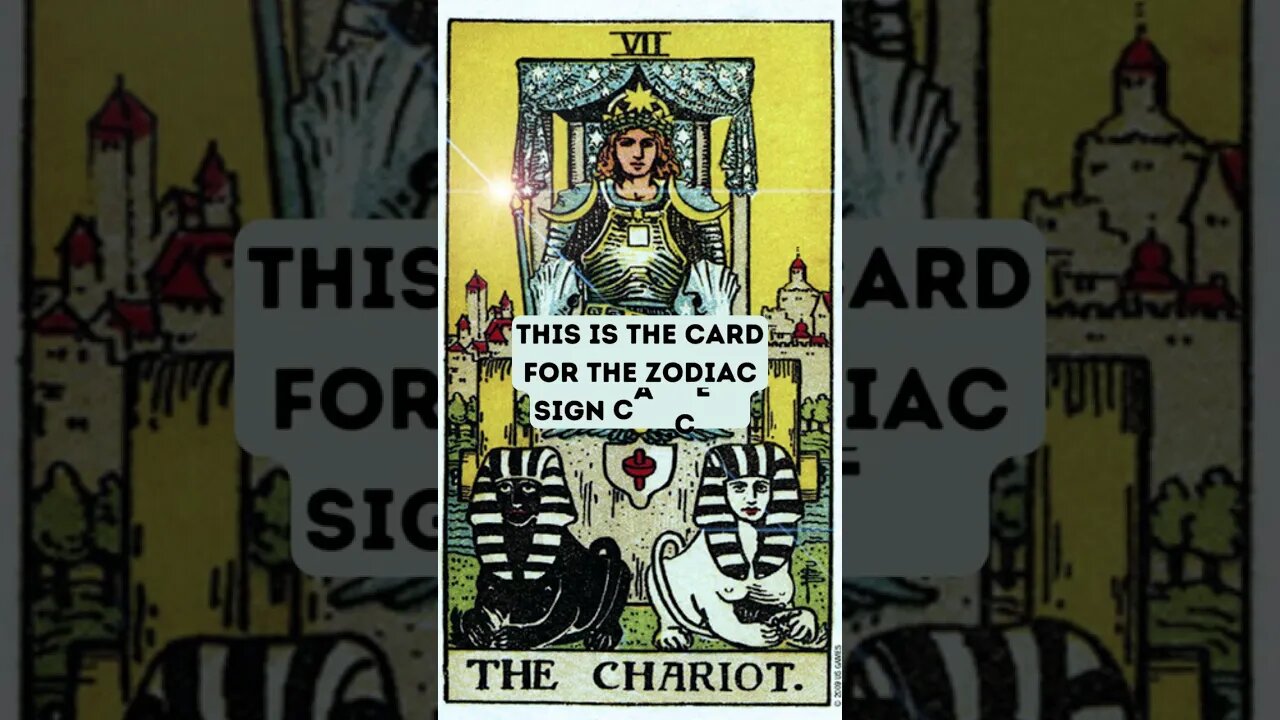TAROT- The CHARIOT Card 7~ What is in the cards? #shorts #inspiration #tarot