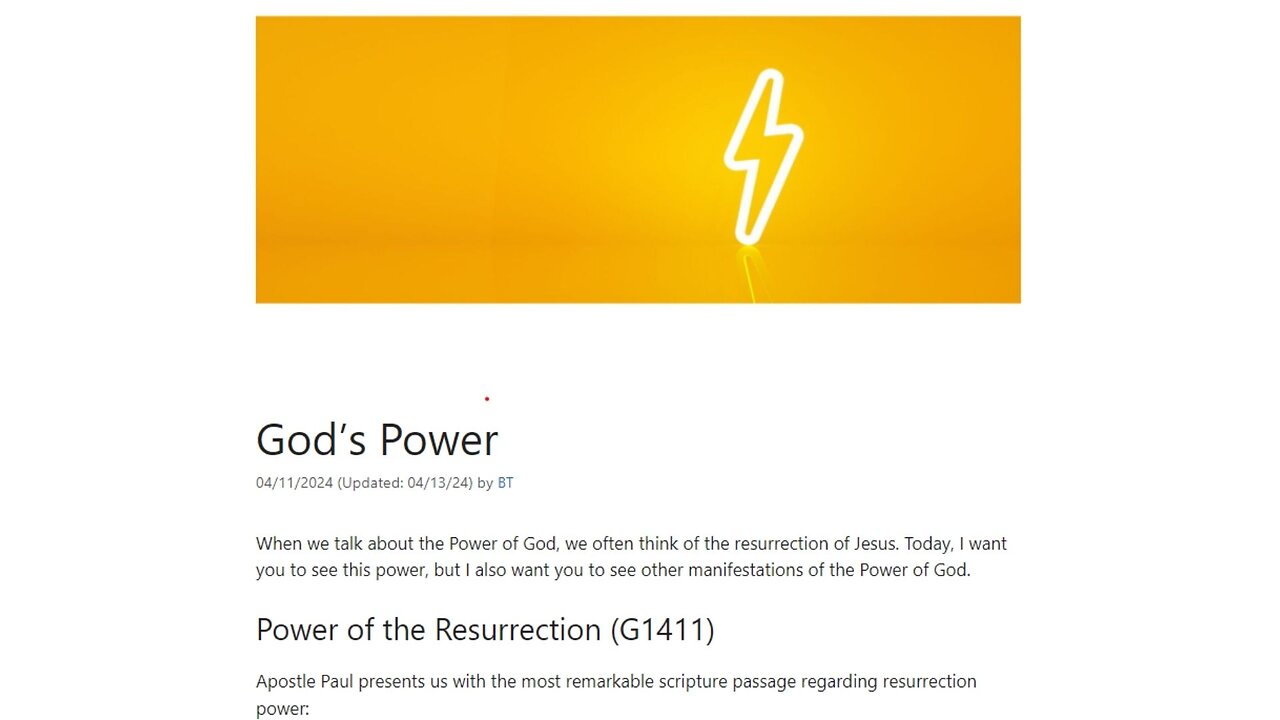 Power of God