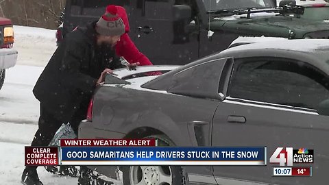 Snow leads to chaos and stress for drivers