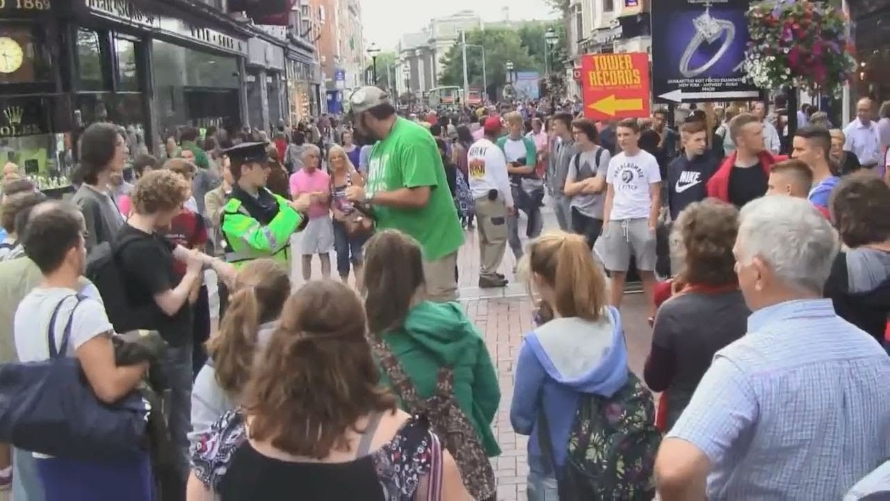 Irish Police Threaten To Arrest & Fine American Street Preacher | Dublin, Ireland | Kerrigan Skelly