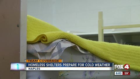Homeless shelters adding beds for cold weather