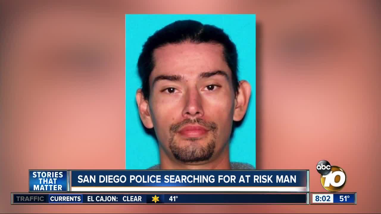 San Diego police searching for at risk man