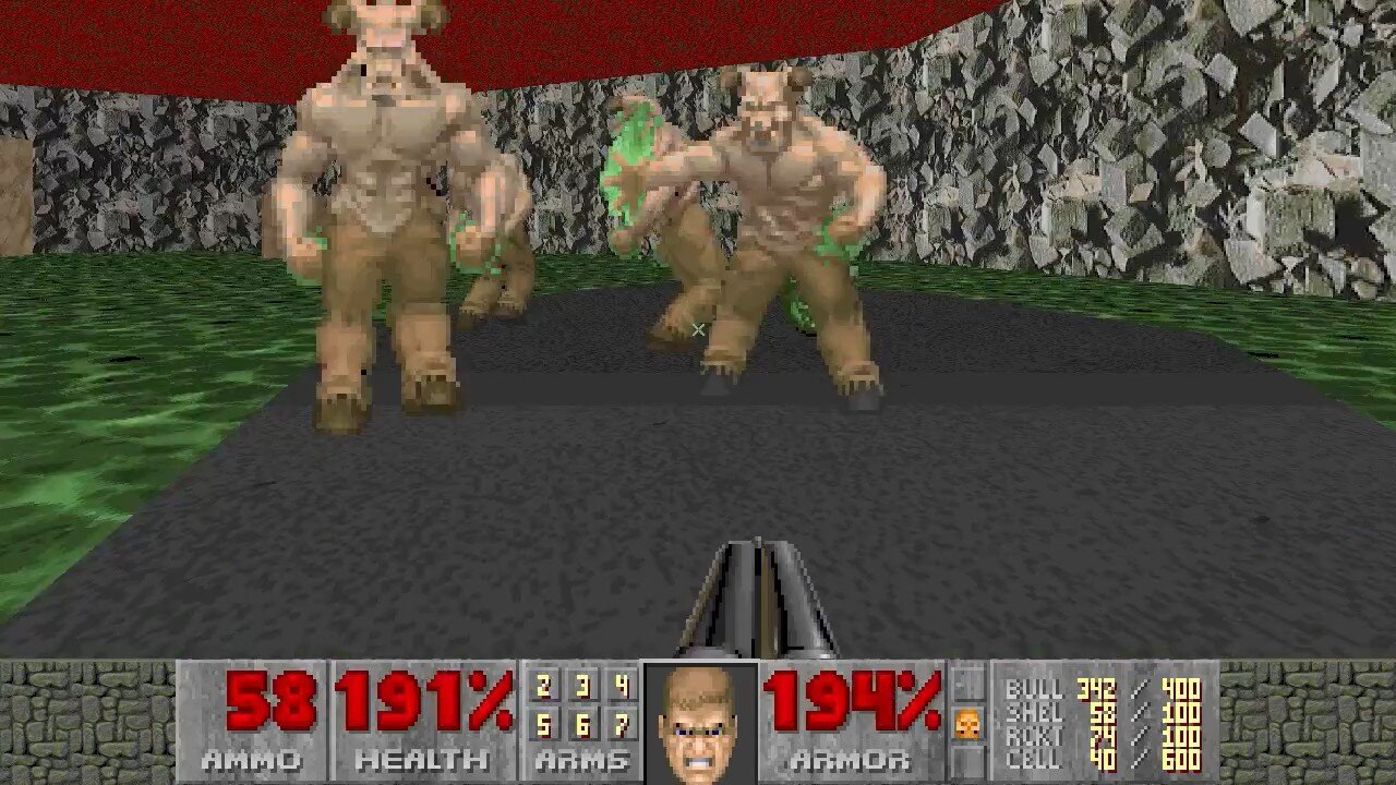 Doom II, DOS, 1995 - 100% Level 21, Nirvana