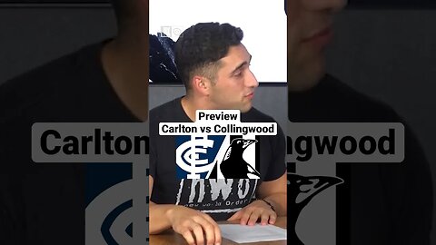 Collingwood vs Carlton Game Preview | The Biggest Rivalry in Australia #afl #collingwood #flagpies