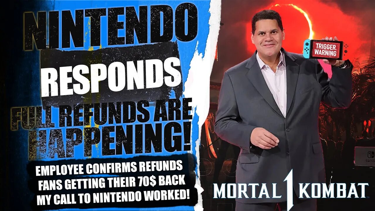 Mortal Kombat 1: Nintendo RESPONDS to UPSET FANS with FULL REFUNDS, This isnt Good for NRS at all!