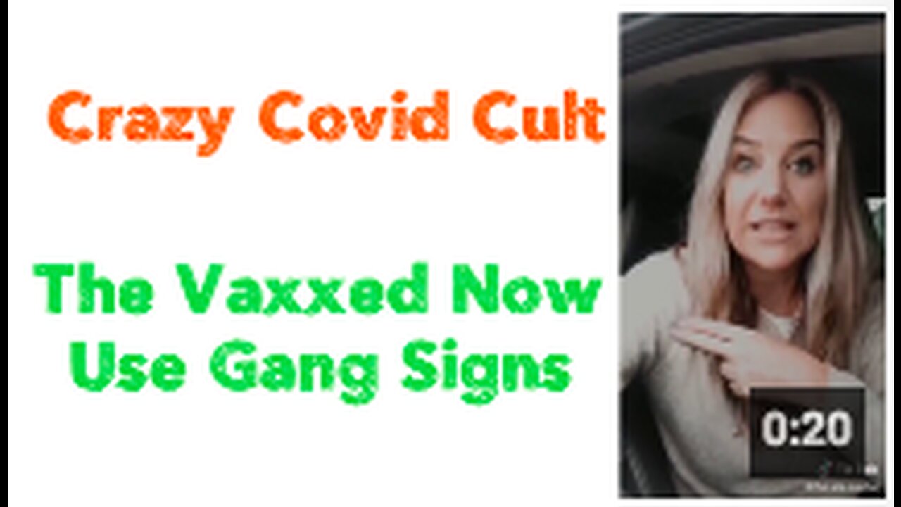 The Vaxxed Now Use Gang Signs