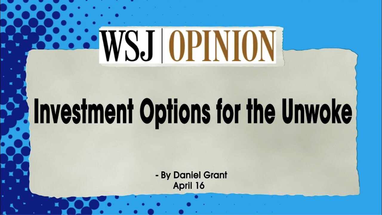 Dan Grant, Co-founder & CEO of 2ndVote Advisers on Unwoke Investment Options