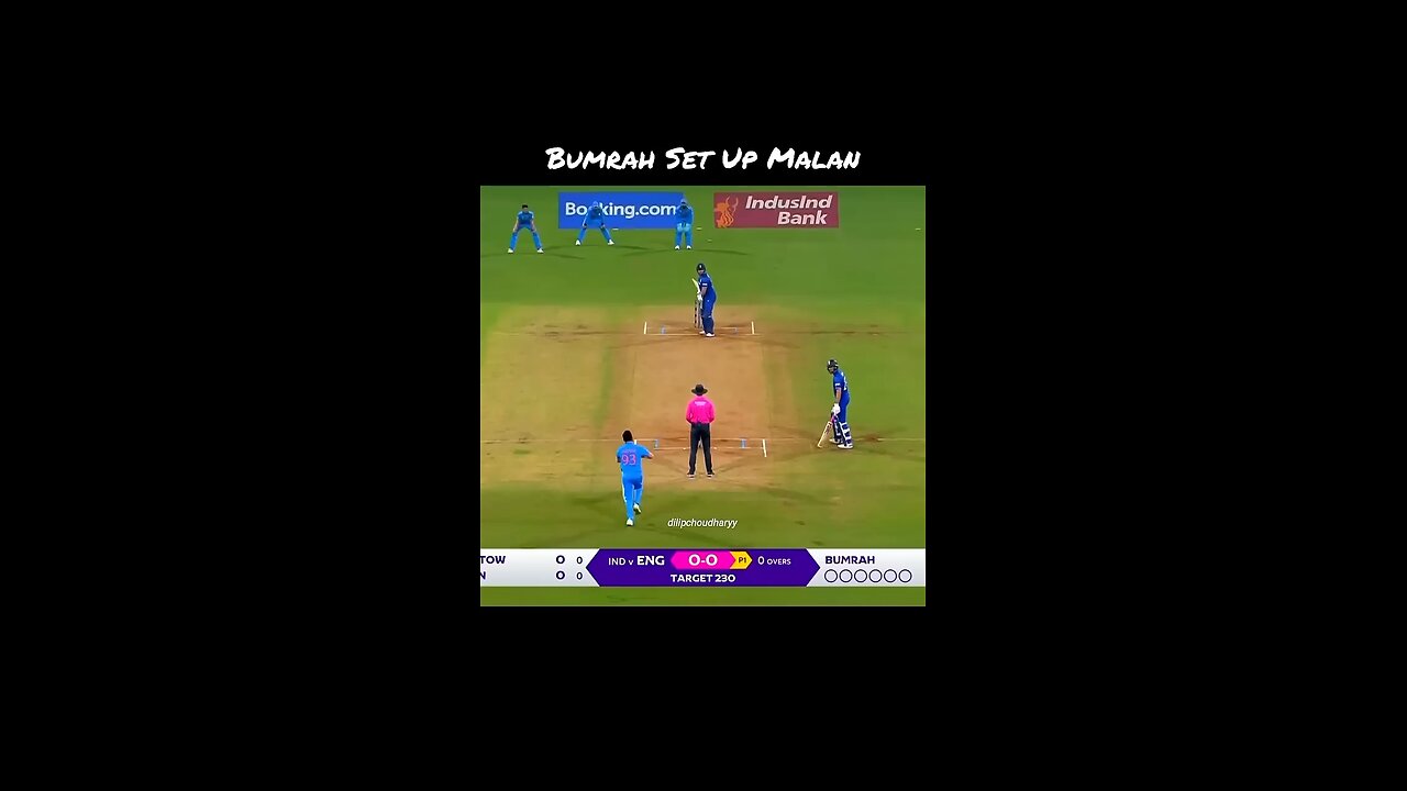 Bumrah set up david malan