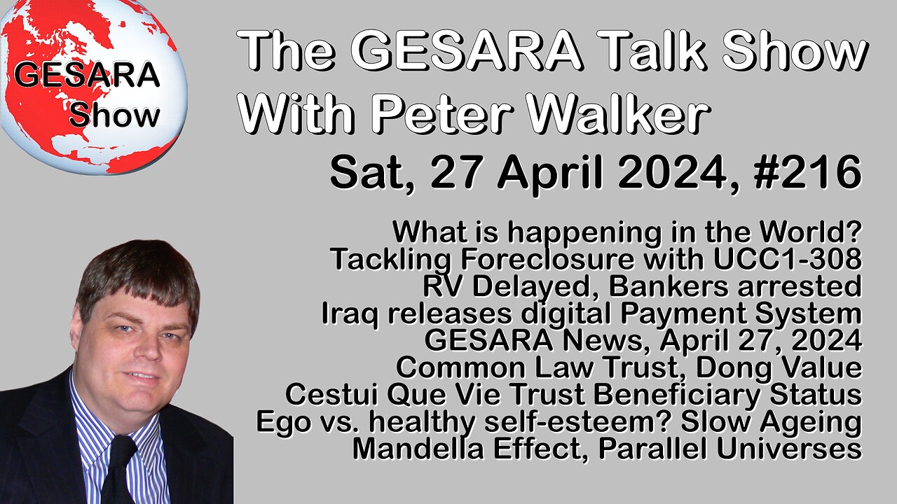 2024-04-27 GESARA Talk Show 216 - Saturday