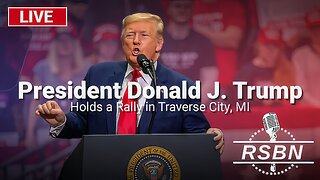 LIVE: President Trump Holds a Rally in Traverse City, MI - 10/25/24