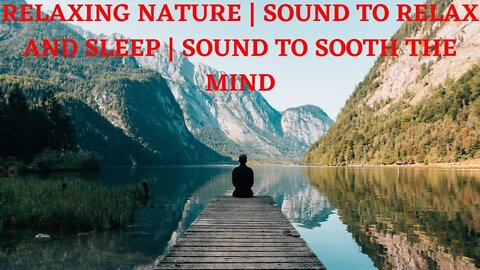 RELAXING NATURE | SOUND TO RELAX AND SLEEP | SOUND TO SOOTH THE MIND