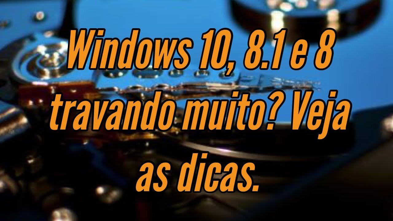 PC travando HD em 100% - Windows 10, 8.1, 8