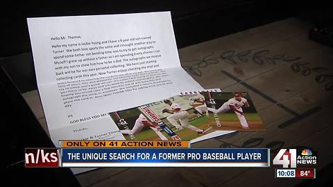 Local man receives note meant for ex-MLB player