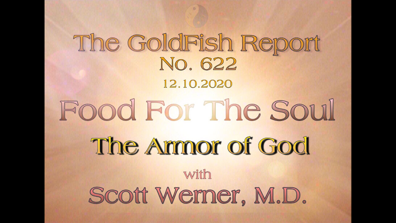 The GoldFish Report No 622 - Prepare Your "Armor of God"- w/ Scott Werner M.D.