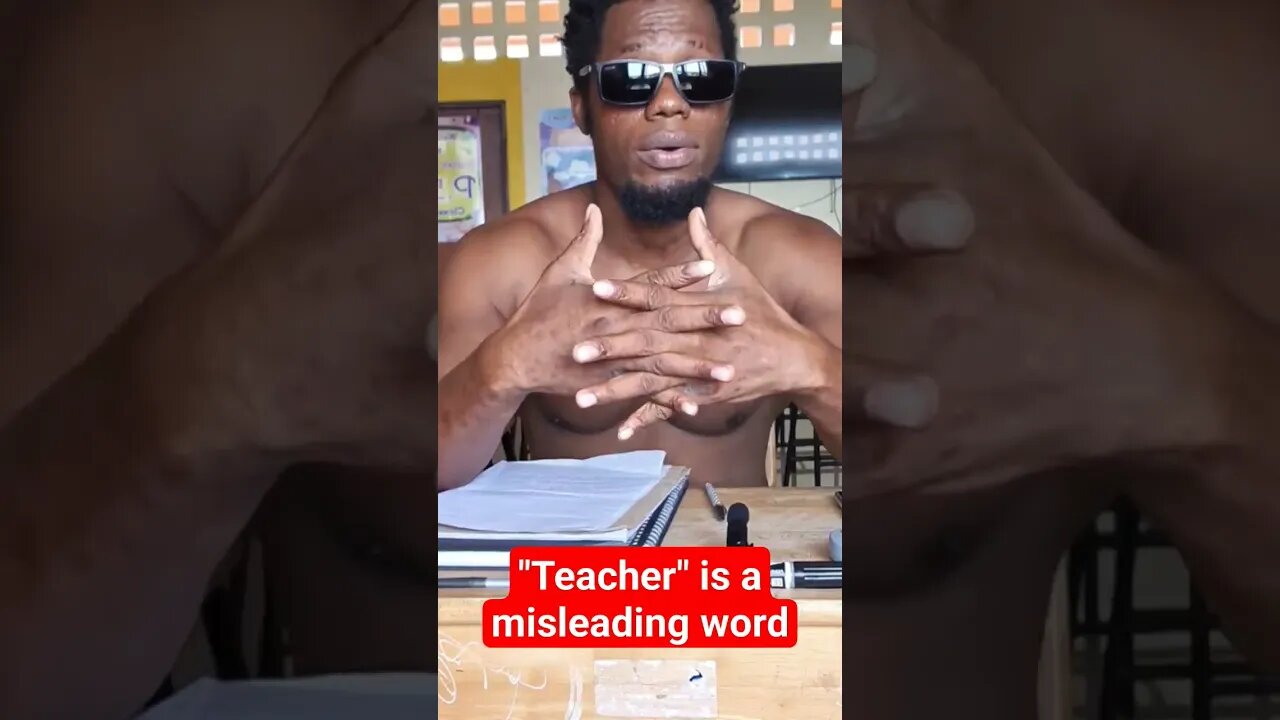 "Teacher" is a misleading word #languagelearning #languageexchange #crashcourse #educationalvideo