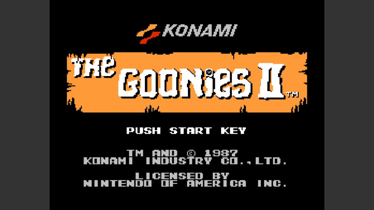 The Goonies II Nintendo NES ending