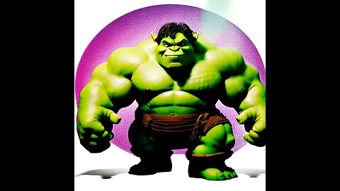 Shrek fused with the hulk #shrek #thehulk #wonderapp