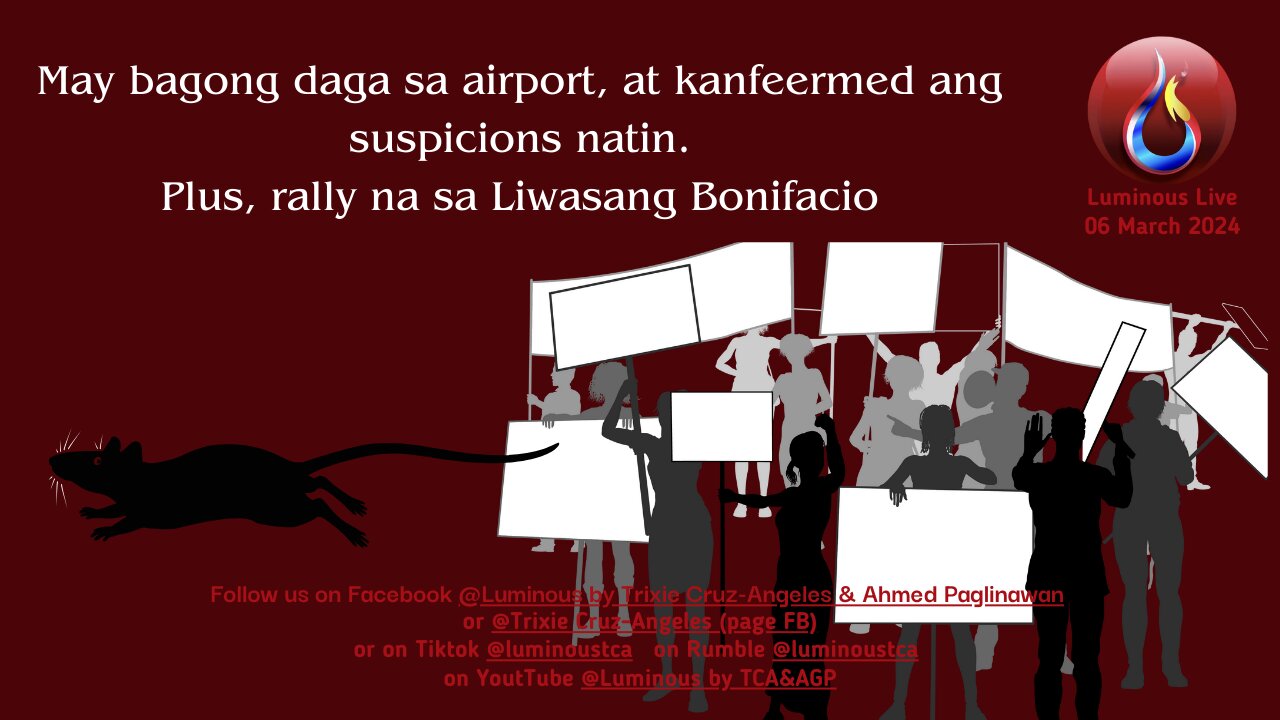 May bagong daga + rally