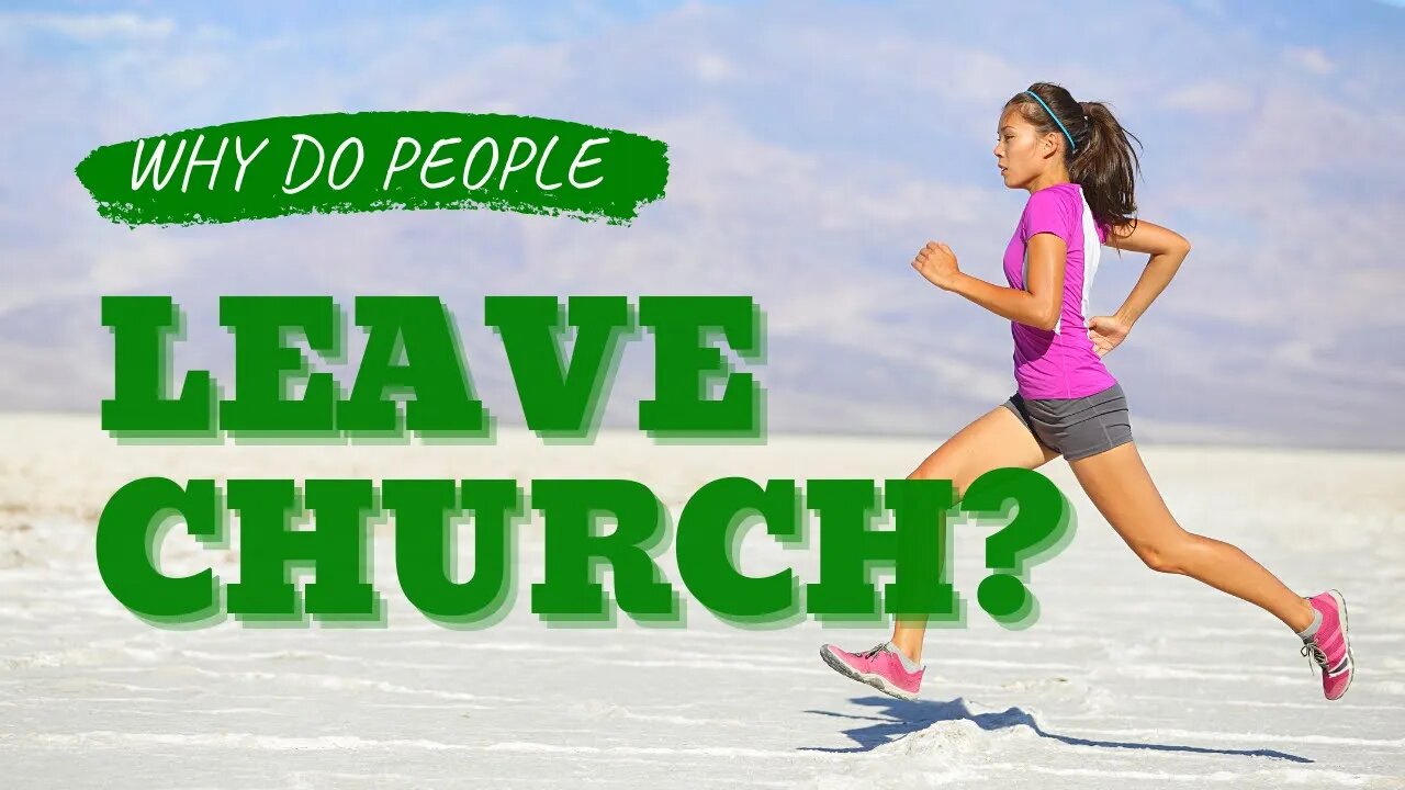 People leave churches, but not for the reason you think