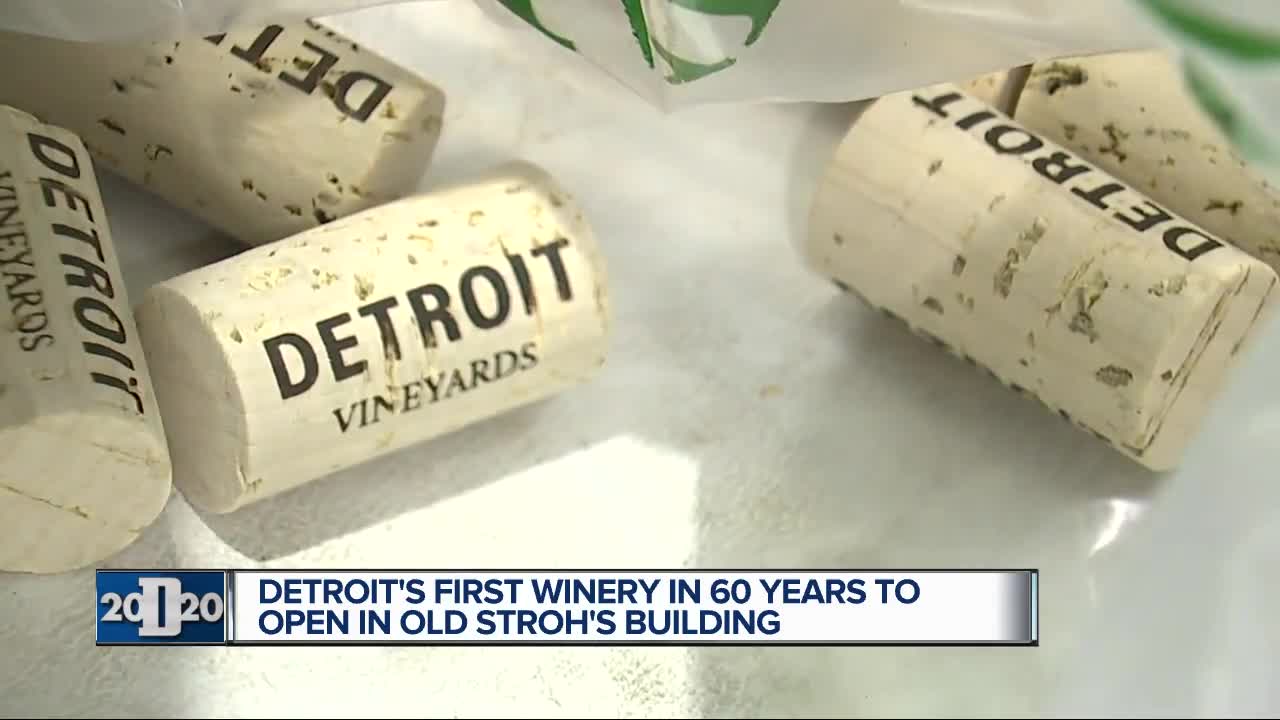 Detroit winery to open tasting room inside old Stroh's Ice Cream factory