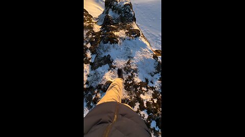 trekking on the mountain