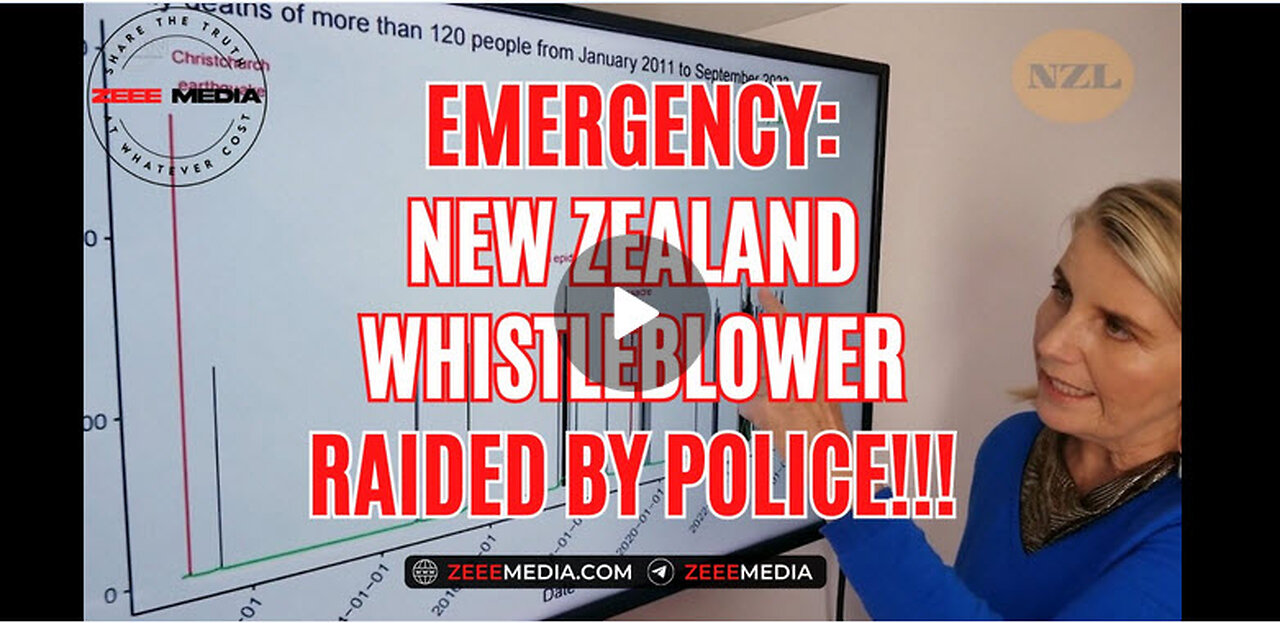 EMERGENCY UPDATE!!! NZ WHISTLEBLOWER RAIDED BY POLICE!!!