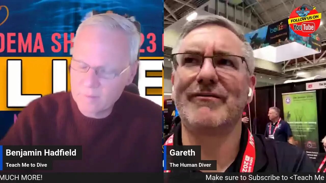 Live from DEMA with Gareth Lock and the Human Diver