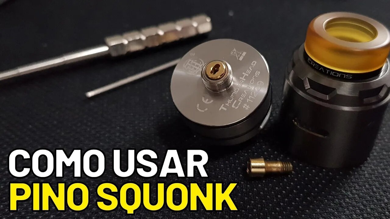 Como TROCAR o pino SQUONK do seu atomizador? Como colocar o pino squonk no atomizador?