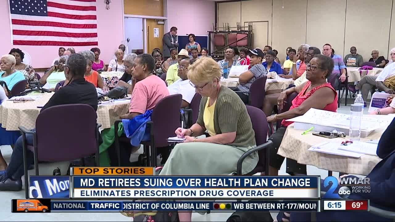 State retirees sue MD over health plan change