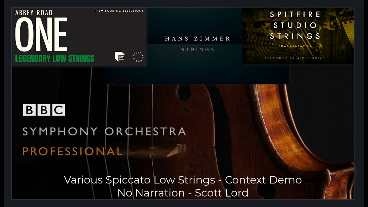 Offline Contextual Demo - Various Spiccato Strings - Spitfire Audio