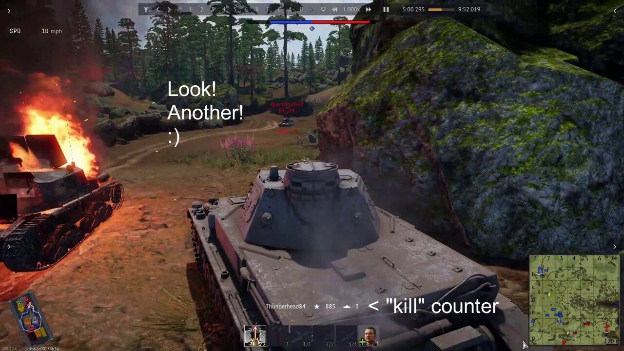 War Thunder - Best 59 seconds in the Pz.IV C, 3 kills in under a minute! / Beste 59 Sekunden im Pz.IV C, 3 Kills in weniger als einer Minute!