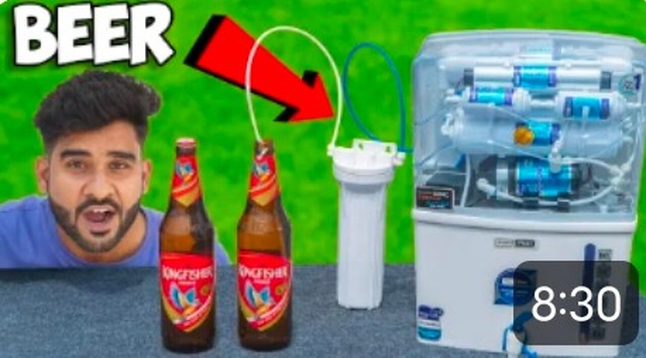 Beer vs. Water Purifier: Can it Clean Beer?