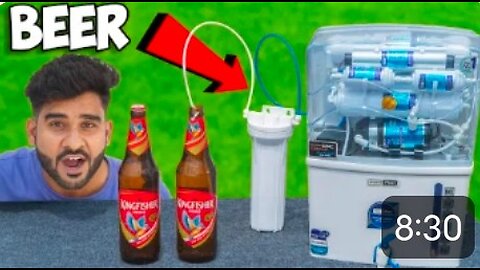 Beer vs. Water Purifier: Can it Clean Beer?