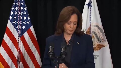 Kamala, Unable to Speak Without a Script, Avoids Questions and Rushes Out After Brief Remarks!