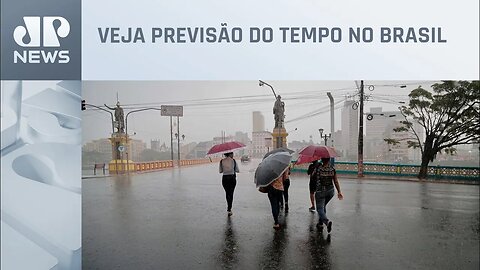 Atenção: Brasil em alerta para chuva intensa nesta semana