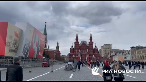 Red Square preparing for Victory Day