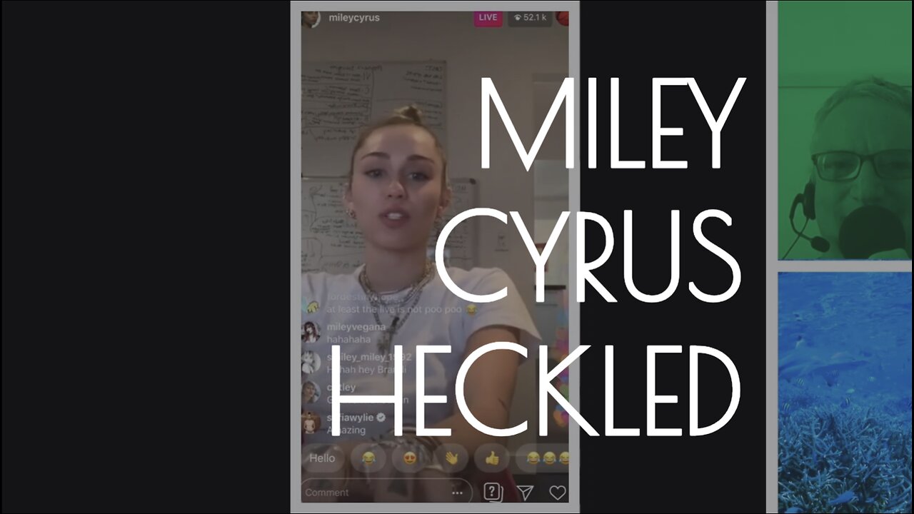 MILEY CYRUS HECKLED | comedy skit