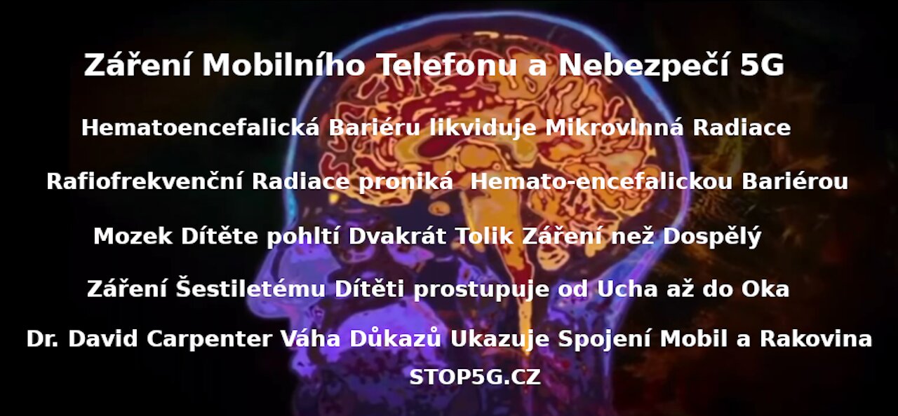 Záření mobilního telefonu a nebezpečí 5G - CellPhone Radiation and 5G Dangers