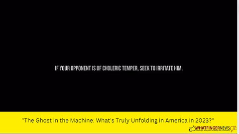 "The Ghost in the Machine: What's Truly Unfolding in America in 2023?"