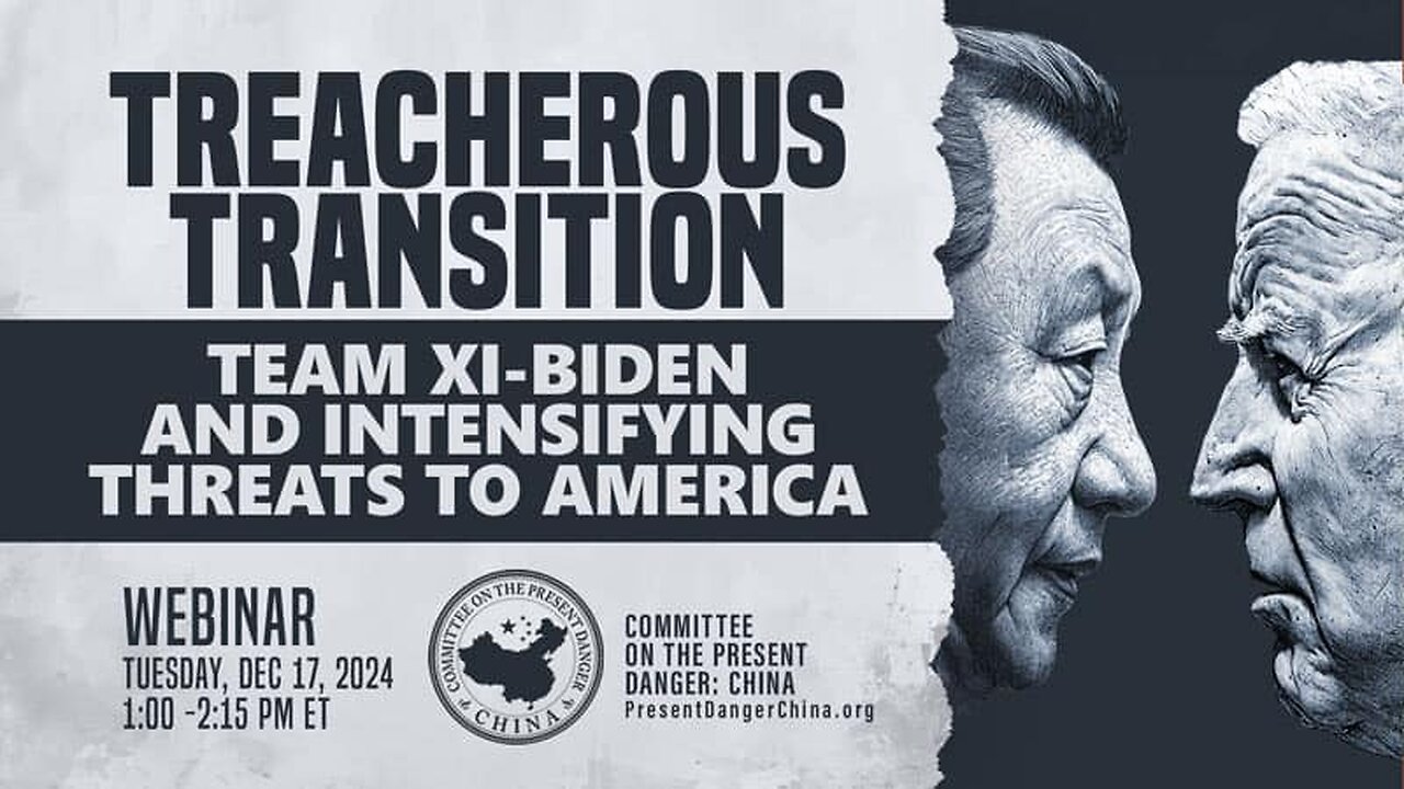 Webinar | Treacherous transition: Team Xi-Biden and Intensifying Threats To America