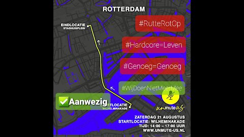 Demo 21-08-2021 Rotterdam