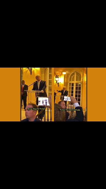 President Trump: "Where's Gheys For Trump" ❓