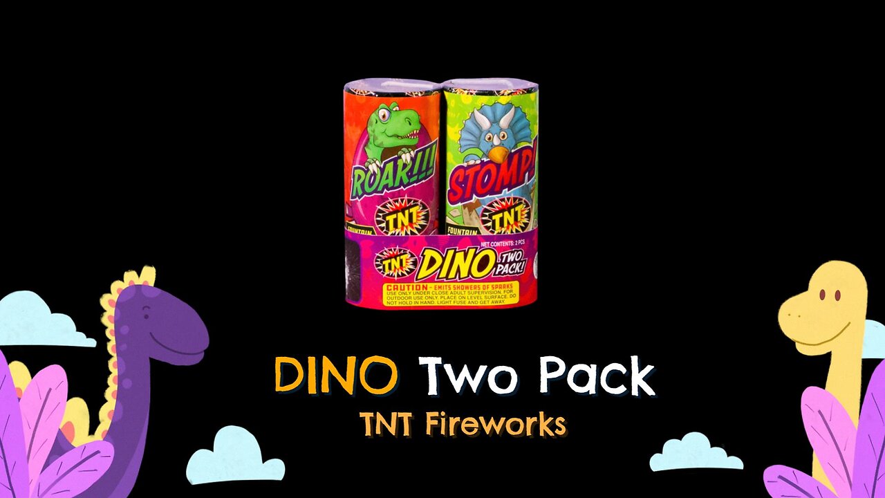 DINO Two Pack - TNT Fireworks