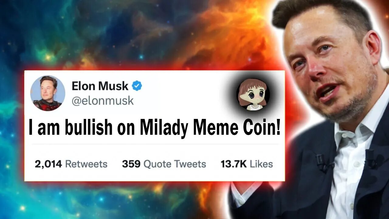 MILADY MEME COIN HOLDERS!! ELON MUSK BULLISH ON LADYS!! LADYS WILL EXPLODE IN BULL!!